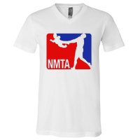 National Midget Tossing Association Funny V-Neck T-Shirt