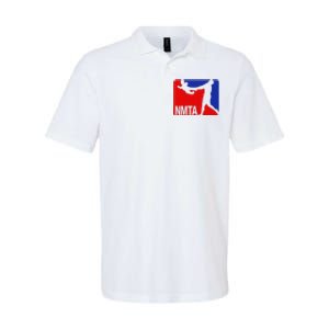 National Midget Tossing Association Funny Softstyle Adult Sport Polo