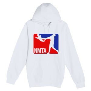 National Midget Tossing Association Funny Premium Pullover Hoodie