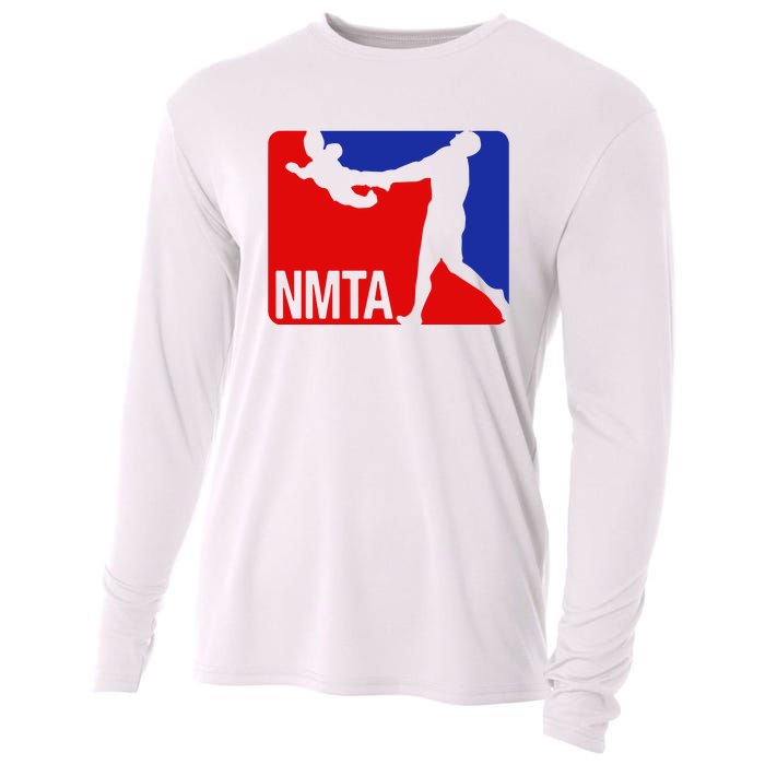 National Midget Tossing Association Funny Cooling Performance Long Sleeve Crew