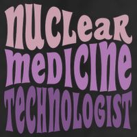 Nuc Med Tech Nuclear Medicine Technologist Gift 7 Panel Mesh Trucker Snapback Hat