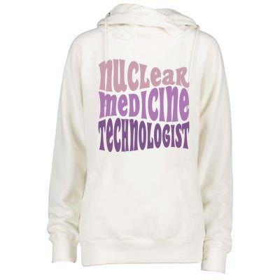 Nuc Med Tech Nuclear Medicine Technologist Gift Womens Funnel Neck Pullover Hood