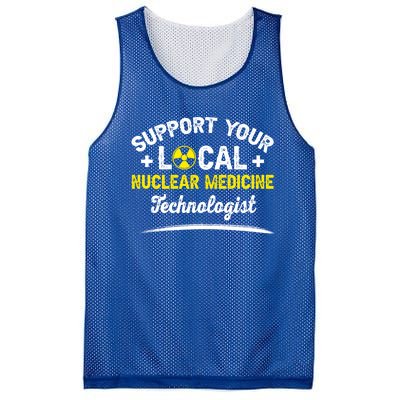 Nuc Med Tech Nuclear Medicine Technologist Gift Mesh Reversible Basketball Jersey Tank