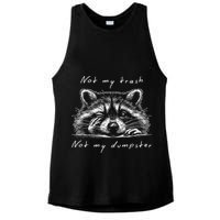 Not My Trash Not My Dumpster Ladies PosiCharge Tri-Blend Wicking Tank