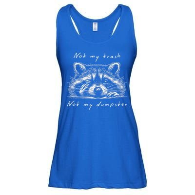 Not My Trash Not My Dumpster Ladies Essential Flowy Tank