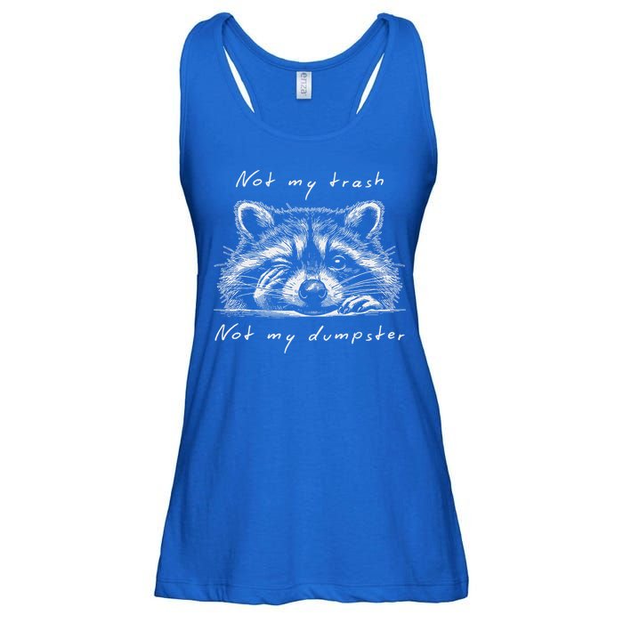 Not My Trash Not My Dumpster Ladies Essential Flowy Tank