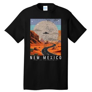 New Mexico The Land Of Enchantment Pride Ufo Tall T-Shirt