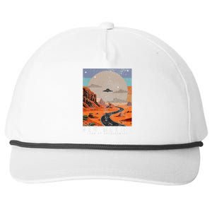 New Mexico The Land Of Enchantment Pride Ufo Snapback Five-Panel Rope Hat