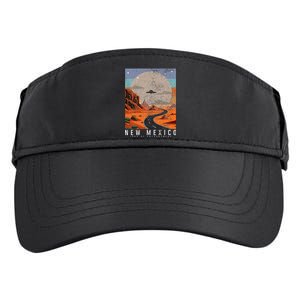 New Mexico The Land Of Enchantment Pride Ufo Adult Drive Performance Visor