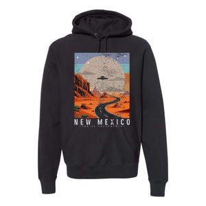 New Mexico The Land Of Enchantment Pride Ufo Premium Hoodie