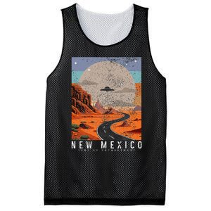 New Mexico The Land Of Enchantment Pride Ufo Mesh Reversible Basketball Jersey Tank