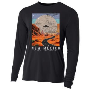 New Mexico The Land Of Enchantment Pride Ufo Cooling Performance Long Sleeve Crew