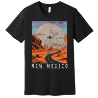 New Mexico The Land Of Enchantment Pride Ufo Premium T-Shirt