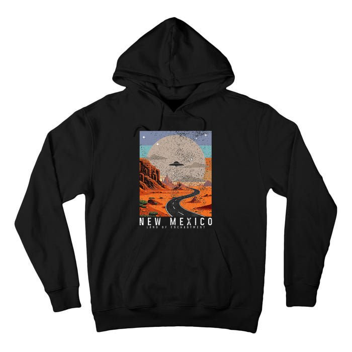 New Mexico The Land Of Enchantment Pride Ufo Tall Hoodie