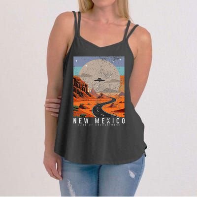 New Mexico The Land Of Enchantment Pride Ufo Women's Strappy Tank