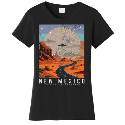 New Mexico The Land Of Enchantment Pride Ufo Women's T-Shirt