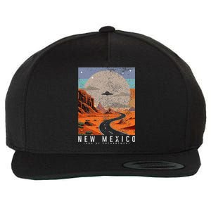 New Mexico The Land Of Enchantment Pride Ufo Wool Snapback Cap