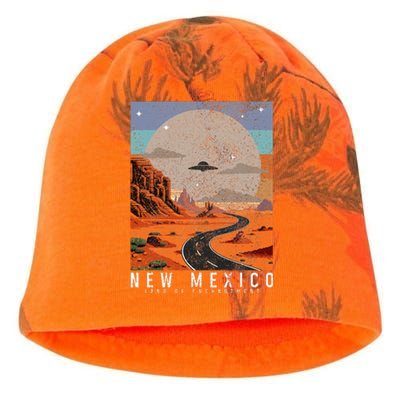 New Mexico The Land Of Enchantment Pride Ufo Kati - Camo Knit Beanie