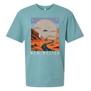 New Mexico The Land Of Enchantment Pride Ufo Sueded Cloud Jersey T-Shirt