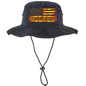 Nuclear Maga USA Flag Legacy Cool Fit Booney Bucket Hat