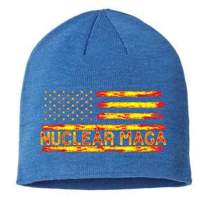 Nuclear Maga USA Flag Sustainable Beanie