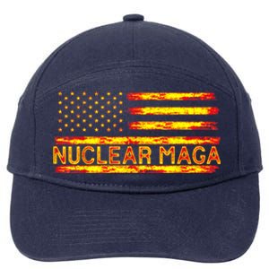 Nuclear Maga USA Flag 7-Panel Snapback Hat