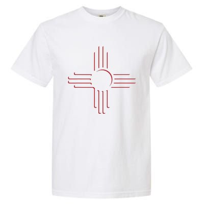 New Mexico Unique Red Zia Symbol Flag Gift Garment-Dyed Heavyweight T-Shirt