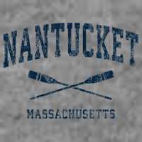 Nantucket Massachusetts Vintage Nautical Paddles Sports Oars Toddler Hoodie