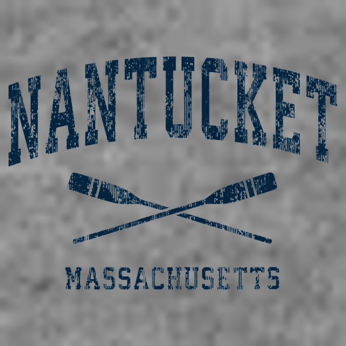 Nantucket Massachusetts Vintage Nautical Paddles Sports Oars Toddler Hoodie