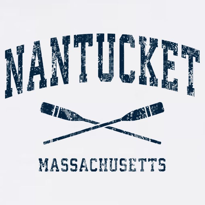 Nantucket Massachusetts Vintage Nautical Paddles Sports Oars Hoodie