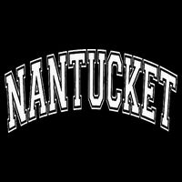 Nantucket Massachusetts Varsity Style Pink With White Text Sustainable Bucket Hat