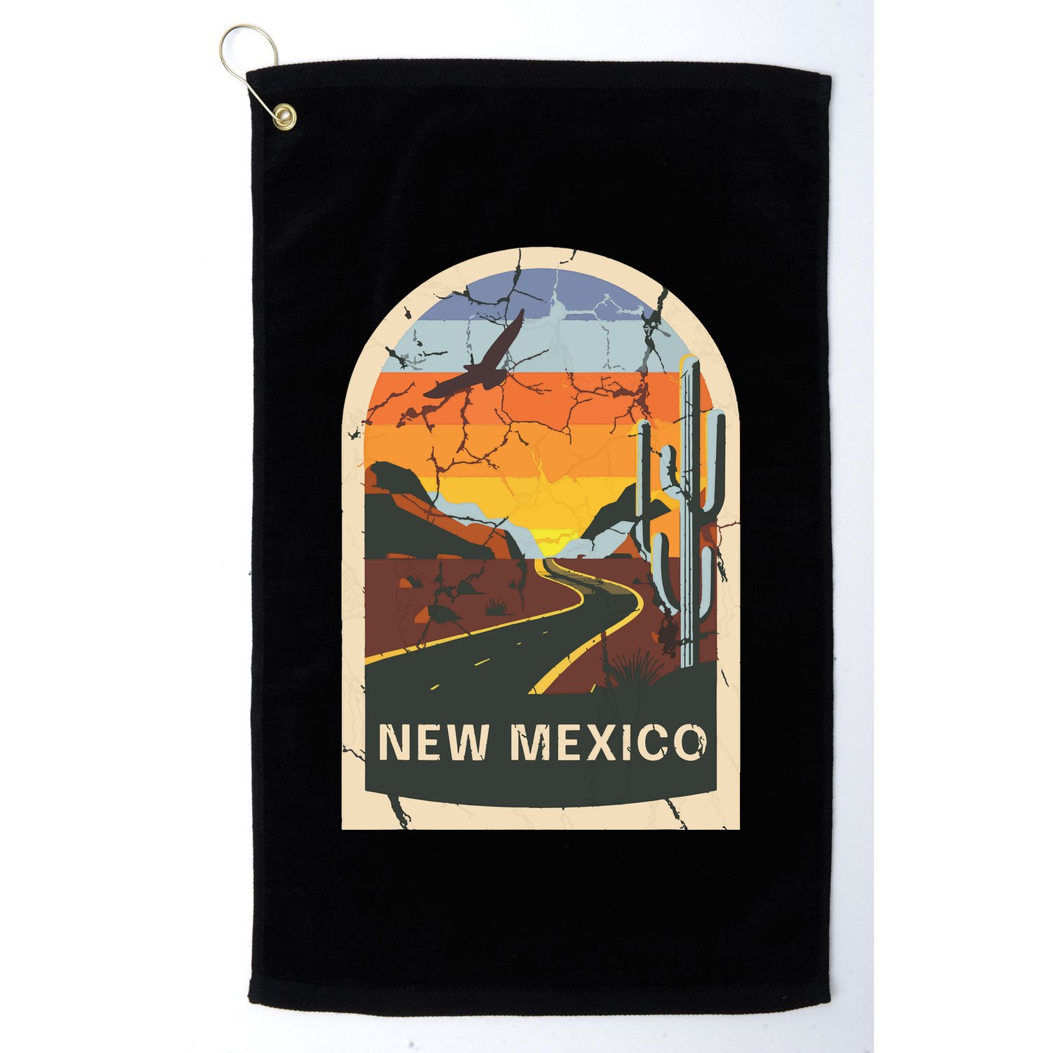 New Mexico Vintage Golf Towel