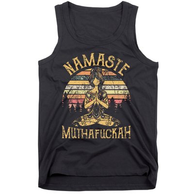 Namaste Muthafuckah Vintage Yoga Lover Gift Tank Top