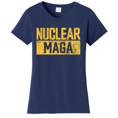 Nuclear Maga Vintage Distressed Nuclear Maga Women's T-Shirt