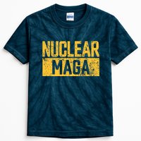 Nuclear Maga Vintage Distressed Nuclear Maga Kids Tie-Dye T-Shirt