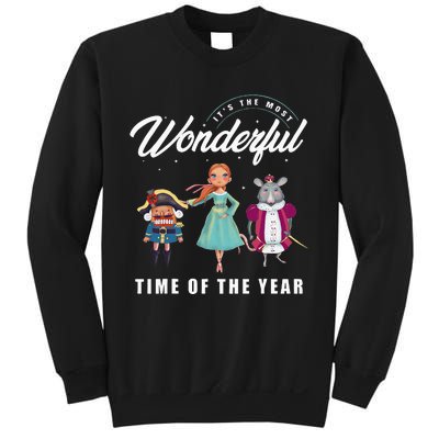 Nutcracker Most Wonderful Time Of The Year Ballet Dance Xmas Sweatshirt