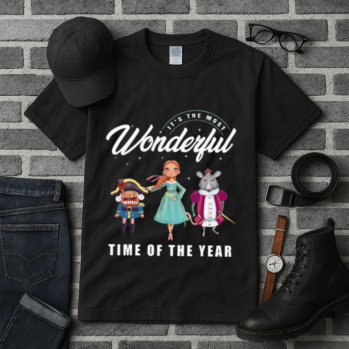Nutcracker Most Wonderful Time Of The Year Ballet Dance Xmas Tall T-Shirt