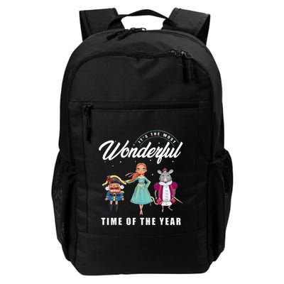 Nutcracker Most Wonderful Time Of The Year Ballet Dance Xmas Daily Commute Backpack