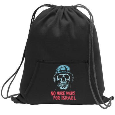 No More Wars For Israel Sweatshirt Cinch Pack Bag