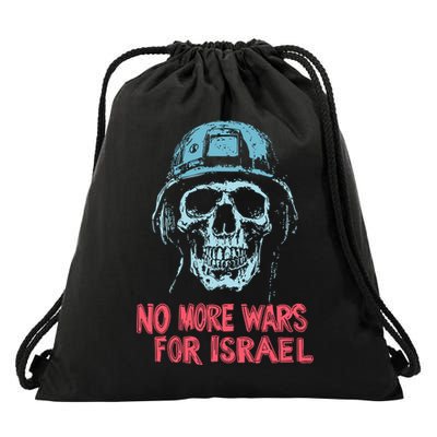 No More Wars For Israel Drawstring Bag