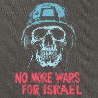 No More Wars For Israel Cotton Canvas Backpack