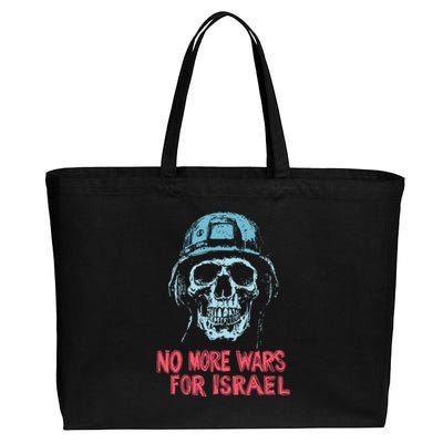 No More Wars For Israel Cotton Canvas Jumbo Tote