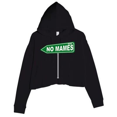 No Mames Way Crop Fleece Hoodie