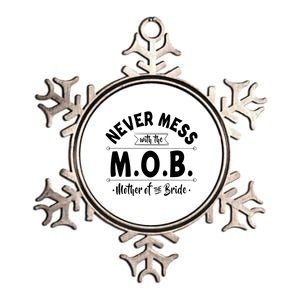 Never Mess With The Mob Gift Mother Of The Bride Mom Wedding Funny Gift Metallic Star Ornament