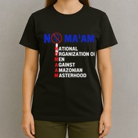 No MaAm Yes Maam Married With For Children T-Shirt