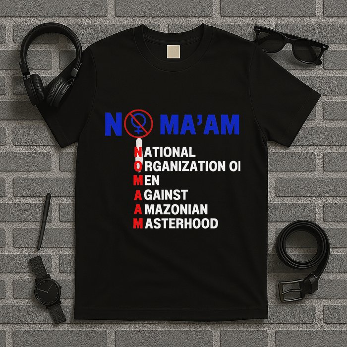 No MaAm Yes Maam Married With For Children T-Shirt