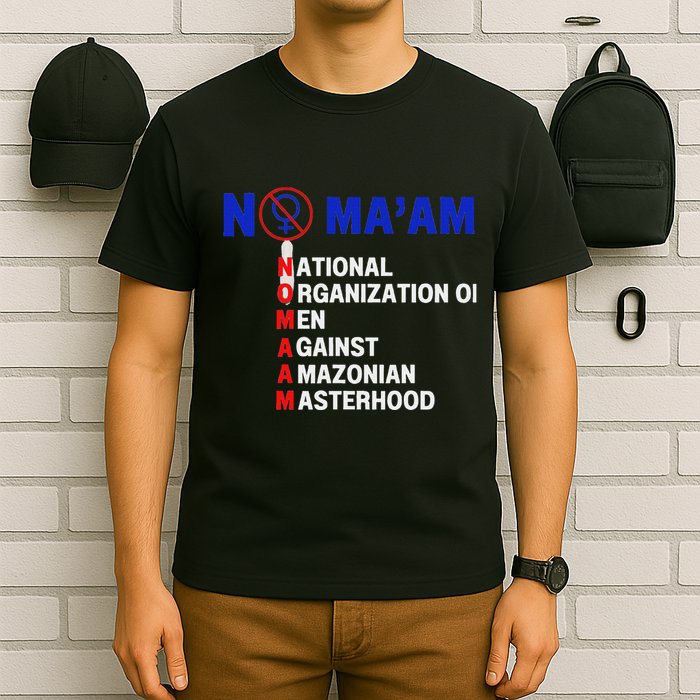 No MaAm Yes Maam Married With For Children T-Shirt