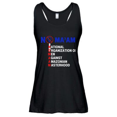 No MaAm Yes Maam Married With For Children Ladies Essential Flowy Tank