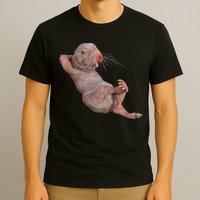 Naked Molerat Zookeeper Safari Animal Lover Mole Rat T-Shirt