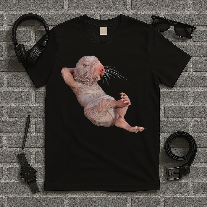 Naked Molerat Zookeeper Safari Animal Lover Mole Rat T-Shirt